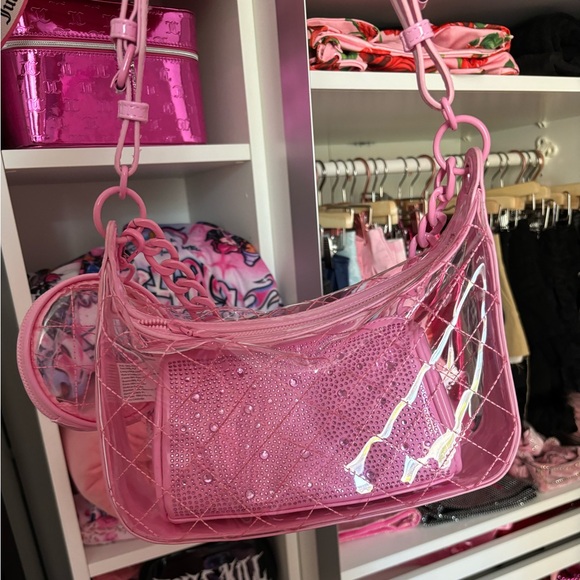 Steve Madden pink glittery bag - Picture 2 of 3